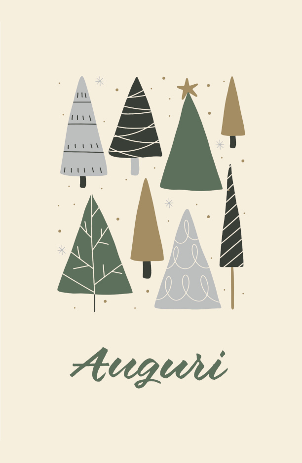 biglietto di auguri per il Natale auguri