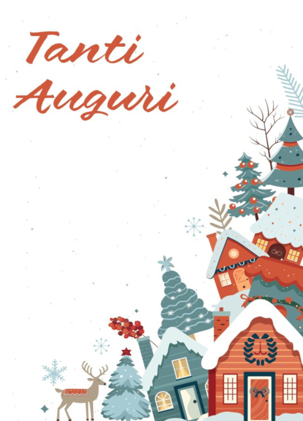 biglietto di auguri per il Natale