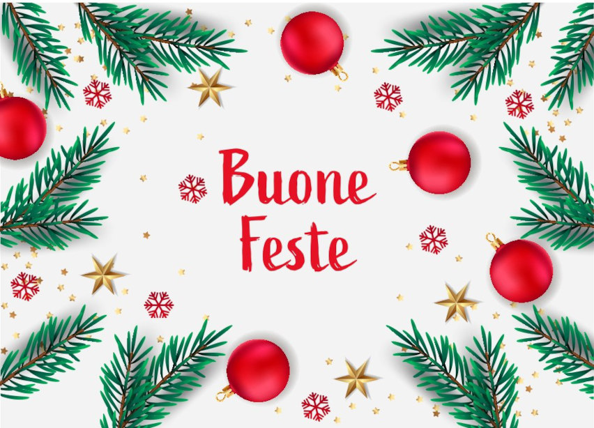 biglietto di auguri per il Natale Fiocco di neve